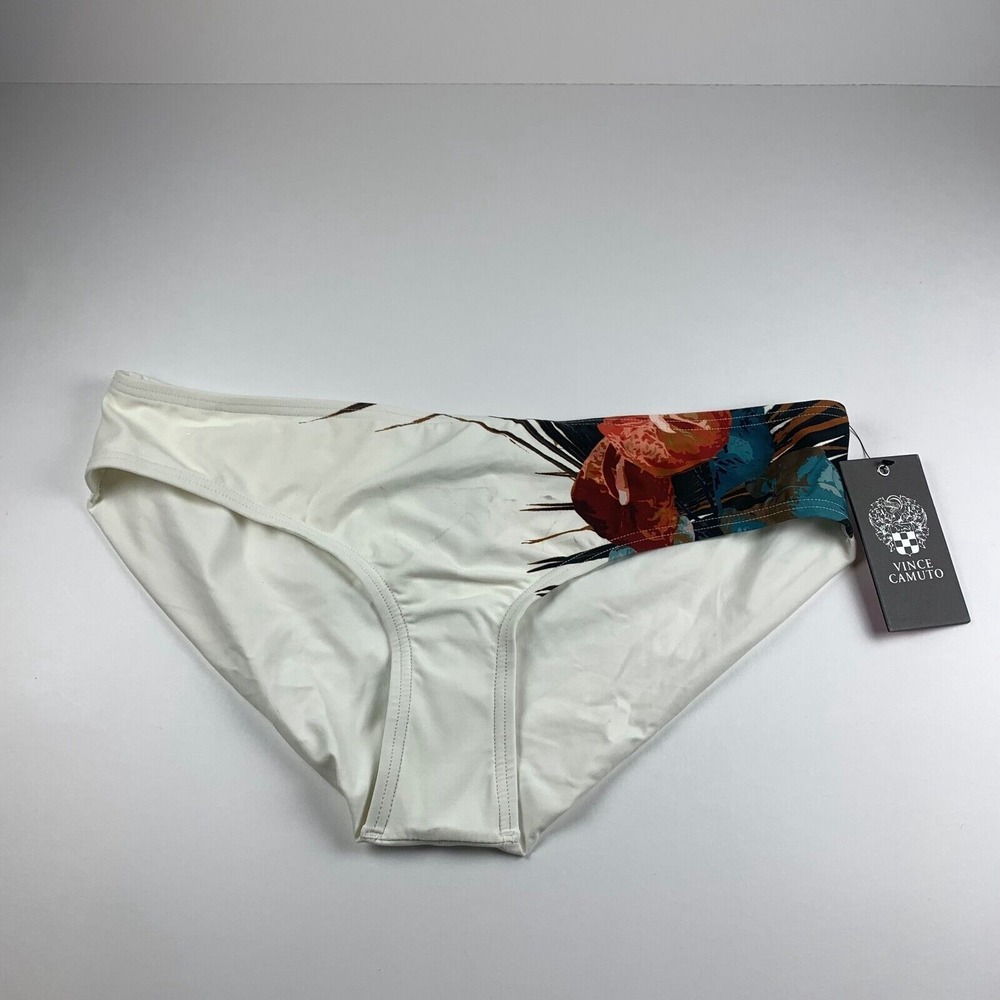 Vince Camuto Swim Bikini Bottom Women's M Palm Paradise Cheeky-Fit Hipster